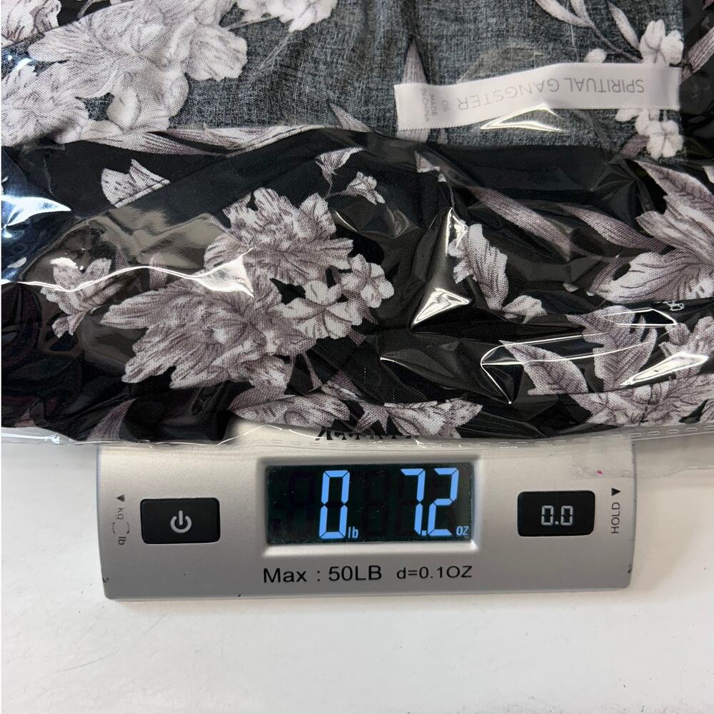 Spiritual Gangster Women's 'Maya' Black Floral Kimono, One Size - Picture 13 of 13